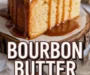 Kentucky Bourbon Butter Cake With Cream Cheese Frosting And Salted Caramel Sauce Recipe