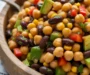 Southwest Chickpea Black Bean Salad Recipe
