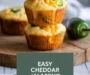 Easy Cheddar Jalapeno Cornbread Muffins Recipe