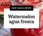 Watermelon Agua Fresca Recipe